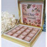 Mynil Karton Kutu 48 Li Söz Nişan Çikolatası-Altın