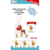 Mynil Madlen Çikolata Sargılı Erkek Bebek Hoş Geldin Bebek 10 Adet