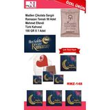 Mynil Madlen Çikolata Sargılı Ramazan Temalı 50 Adet - Mehmet Efendi Türk Kahvesi 100 gr x 1 Adet