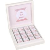 Mynil Mesajlı Çikolata - Pembe Baskılı Madlen Çikolata