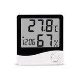 MYNONEV Dijital oda Termometresi Sıcaklık Ve Nem Ölçer Masa Saati Alarm