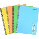 Mynote Flex A4 80 Yaprak PP Kapak Turuncu Çizgili Defter