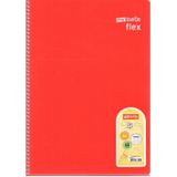 Mynote Flex Kırmızı 40 Yaprak Kareli Spiralli Defter