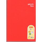 Mynote Flex Kırmızı 60 Yaprak Kareli Spiralli Defter