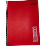 Mynote Flex Neo Defter A4 80 Yaprak Kareli Kırmızı