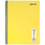 Mynote MFXPA-A460-K Flex Pastel PP Kapak A4 60 Yaprak Kareli Spiralli Defter