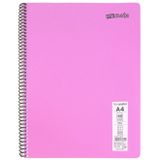 Mynote MFXPA-A472-Ç Flex Pastel PP Kapak A4 72 Yaprak Çizgili Spiralli Defter