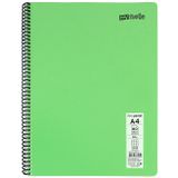 Mynote MFXPA-A496-Ç Flex Pastel PP Kapak A4 96 Yaprak Çizgili Spiralli Defter