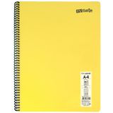 Mynote MFXPA-A496-K Flex Pastel PP Kapak A4 96 Yaprak Kareli Spiralli Defter