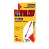 Mynote Pro 0.7 Mm İğne Uçlu Jel Tükenmez Kalem Kırmızı 50li