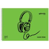 MYNOTE RESİM DEFTERİ FLEX PP KAPAK SPİRALLİ 25x35 30 YP MFXDE-RB30-2535