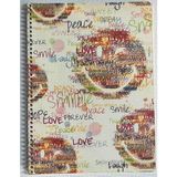 Mynote Smıley 18,5X26 cm 60 Yaprak Kareli Pp Kapak Spiralli Defter