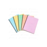 Mynote Spiralli Telli Pp Kapak A4- 120 Yaprak Kareli Defter 4 Adet