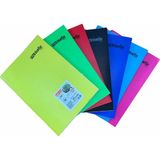 Mynote Text Neon Defter A5 60 Yp Kareli - Mavi