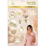 mypartyready Bride To Be Partisi Konsepti Konuşma Balonu Gold Renk 11 Adet Bekarlığa Veda Partisi Süslemesi