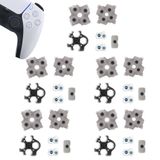 MYPUQIAO 5 Sets Silicone Conductive Rubber Pads Replacement for Playstation 5 PS5 Controller Parts for BDM-030 DualSense 5 L1 R1 L2 R2 Adhesive Button Changing Keypad Repair Replacement Part(3.0)