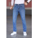 MYRAB DENİM Açık Mavi Likralı Erkek Kot Pantolon - Regular Fit, Normal Bel, Kalın Kumaş açık Mavi 38
