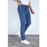 MYRAB DENİM Erkek Mavi Regular Kalıp Erkek Kot Pantolon Mavi 38