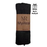 MyReal Bambu Kraş Şal - Ütü Gerektirmeyen Doğal Doku (90x200 cm)
