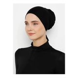 MyReal Siyah Likralı Kaymayan ( Kaymaz ) Bone