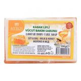 Myros 100 gr Süt Bal Esanslı Kabak Lifli Vücut Bakım Sabunu
