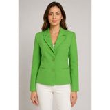 Mys Collection Blazer Yeşil Crop Kadın Ceket – Modern Kesim, Premium Kumaş