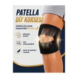 MYS FLEX Ayarlanabilir Patella Destekli Sporcu Dizliği - Koşu ve Fitness Diz Destek Bandı Çapraz Bağ Menisküs Ağrısı İçin Sporcu Dizlik