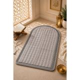 MYS Home Peluş Seccade Kaymaz Taban Yumuşak Dokulu 80x130 cm Gri