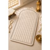 MYS Home Peluş Seccade Kaymaz Taban Yumuşak Dokulu 80x130 cm Krem