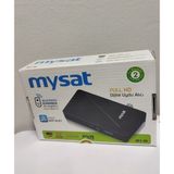 Mysat Mini Uydu Alıcısı – Çanaklı veya Çanaksız Kullanım, Wi‑Fi ve Bluetooth Kumanda, TKGS, Full HD, HDMI, USB, Scart