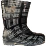Myshoes Bayan Su Geçirmez Yağmur Çizmesi - Siyah - Füme