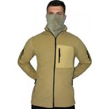 Mysia Outdoor Bej Soft Shell Taktik Polar Mont Avcı 7 Cep - XL - Çok Renkli