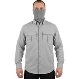Mysia Outdoor Trekking Gömlek Gri Outdoor Tactical Koruma Gömleği Likralı - XL