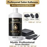 Mystic Professional Krem Oksidan 1000 ml - 10 Vol - Profesyonel Salon Kullanımı + Boya Uygulama Seti Dahil