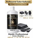 Mystic Professional Krem Oksidan 1000 ml - 20 Vol - Profesyonel Salon Kullanımı + Boya Uygulama Seti Dahil
