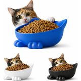 Mystoray Sevimli Pati Tasarımlı Kedi Mama Kabı - Mavi