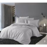 Mystory Home Collection Gri Pamuk Saten Çift Kişilik Nevresim Takımı - 220 x 240 cm