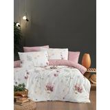 Mystory Home Lastikli Carsafli Cift Kisilik Nevresim Takimi Viola 200X220 Cm