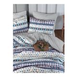 Mystory Home Lastikli Carsafli Tek Kisilik Nevresim Takimi Diamente