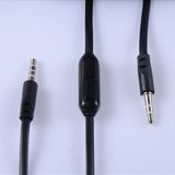 Mytell Universal Mikrofonlu 3.5 mm-3.5 mm AUX Baglanti Kablosu Siyah A Kalite