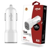Mytell Universal Universal My-a5 Usb Baslik 2 Usb'li 2100 Mah Beyaz Araç Sarjı