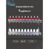 Mytherm 10 Çıkışlı Yerden Isıtma Kollektör Seti Paslanmaz