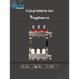 Mytherm 3 Çıkışlı Yerden Isıtma Kollektör Seti Paslanmaz