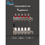 Mytherm 5 Çıkışlı Yerden Isıtma Kollektör Seti Paslanmaz