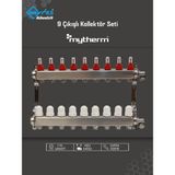 Mytherm 9 Çıkışlı Yerden Isıtma Kollektör Seti Paslanmaz