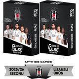 Mythos Cards Beşiktaş Pulse Lisanslı Futbolcu Kartları 2 Kutu 20 Adet (2025 - 2026 Sezonu)