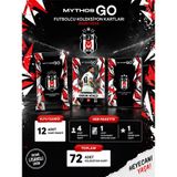 MYTHOS GO Beşiktaş Futbolcu Kartları 12'li Kutu 2025/2026 | 72 Kart | Resmi Lisanslı