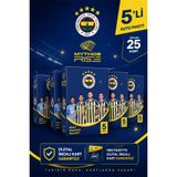Mythos Rise Fenerbahçe Futbolcu Kartları 5'li Kutu Paketi | 25 Kart | Dijital İmzalı Kart Garantili