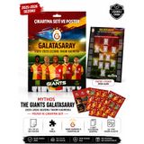 MYTHOS The Giants Galatasaray 2025-2026 Sezonu Takım Kadrosu Poster ve Çıkartma Seti | 50 x 70 cm | 38 Parça