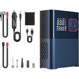 Mythriva 6000MAH LED Işıklı Çantalı Powerbank Özellikli Şarjlı ve Kablolu DC12V Araç Motor Bisiklet Top Lastik Şişirme Hava Kompresörü 130W
